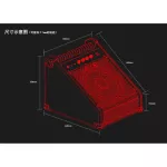 ตู้แอมป์กลองไฟฟ้า ADX-40 ลำโพงกลองไฟฟ้า ตู้แอมป์กลอง แอมป์กลอง Aroma Amplifier ADX40 40W.