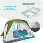 Gonex Cabin 4P Camp Camp Size Family Size for 4 Sleep