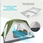 Gonex Cabin 4P Camp Camp Size Family Size for 4 Sleep