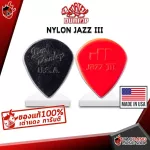 [USAแท้100%] ปิ๊กกีต้าร์ Jim Dunlop Nylon Jim Dunlop Nylon JAZZ III 47 R 3 - Picks guitar Jim Dunlop Nylon JAZZ III 47 R3 เต่าเเดง