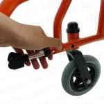 Patient wheelchair Aluminum alloy Fold the backrest Lift the arm. Deluxe Lightweight Foldable Aluminum Wheelchair.
