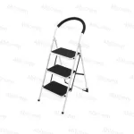 ABLOOM Multipurpose Multipurpose Multipurpose Stair with Steel Frame Support Step Stool, Foldable MultipurPose Foot Stool