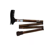 Aluminum cane fold lightly.