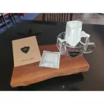 Cafe R'ONN Coffee, Arabica 100% Black Roasted 10 grams x5 envelope 50g. Box