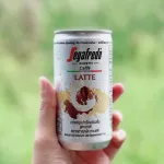 Canned coffee, Drinking Sega Freado, SEGAFREDO ZANETTI, latte formula 180 ml.