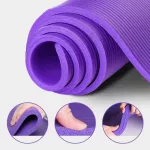 เสื่อโยคะ 10-20mm ใช้ในการออกกำลังกาย มีถุงสะพายให้ คุณภาพดี น้ำหนักเบา