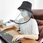 Antivirus hat Sunscreen, full face, mask, fisherman hat, prevent the spread of hat, virus, mask, baseball, removable, unisex