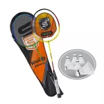 แกรนด์สปอร์ต ไม้แแบดมินตัน Spiritoแพ็คคู่+ลูกพลาสติก6 รหัส303105