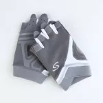 Siying half -fingers, ventilated women, plus silicone sheets, non -slip gloves, outdoor climbing, exercising, some parts