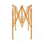 Luckyfriend, 2x2 meters folded tent, special thick, orange, orange + thick canvas 800D, white tent, folding tent for sale in flea market