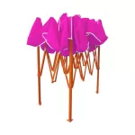 LuckyFriend, 2x3 meters folding tent, special thick, orange color + 800D thick canvas, select 8 colors, folding tent, market for sale.