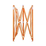 LuckyFriend, 3x3 meters folding tent, special thick, orange + 800D thick canvas with 8 colors, folding tent, folded tent, flea market