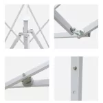 LuckyFriend, 3x3 meters folding tent, special thick, white + 800D thick canvas, 8 colors, folding tent, folded tent, flea market