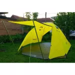 Kor Karo K2 FootPrint, a straight tent foundation, with a delivery area immediately.