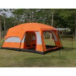 Tent camping Two rooms and one living room Must be built by yourself Tent sleeping 8_12