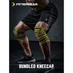 Welstore Fittergear Bundle Elbow Sleeve Knee Wraps, knee strap and elbow Protect the knees and elbows while exercising.