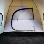 5 dome tent, 2 doors, 2 windows+fly Sheet+Awning in front, code 311259