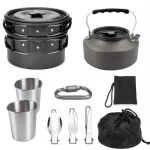 2-3 outdoor sisying, outdoor, tea, kitchenware, folding, camping, kitchenware, sets