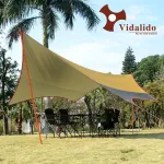 Vidalido Flysheet has 3 sizes, 6 -hexagonal shape, chin, pork, waterproof, Big Space Shelters/Canopies.