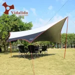 Vidalido Flysheet has 3 sizes, 6 -hexagonal shape, chin, pork, waterproof, Big Space Shelters/Canopies.
