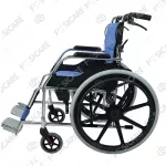 TAVEL [Talen] The patient cart model FAL-114 wheels have hand brakes and wheels. The seat can be washed. Fold the backrest