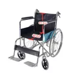 TAVEL [Talen], the patient's cart, Fic-211, chromium plated steel, PVC cushion, foldable, hand brakes and wheel brake