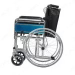 TAVEL TAVE FIC-215B, a wheelchair wheelchair, chromium plated steel, PVC cushion, removing the staff and feet