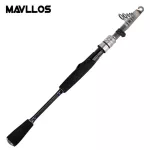 Mavllosสั้นแบบพกพาTelescopic Fishing Rod 1.98M 2.28m 2.58M Fast Action ULTRA LIGHT SPINNING rod POLE