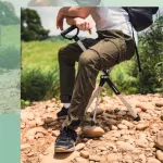 New TADA Chair Stand Top Chair, Foldable Chair Warm -hiking staff