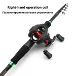 1.8M 2.1M 2.4M 2.7M Fishing Rod and Reel Casting Rod and Reel Carbon Set Lure Rod Fishing Lure weight 7-28g m