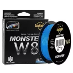 SEAKNIGHT MONSTER/Manster W8 Series 8 Strands 500M Ultra Casting Braid Fishing Line Smooth Multifilament PE 15-100LBS