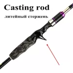 Spinning Fishing Rod 2.1M 2.4M 3เคล็ดลับ ML M MH 7 'Carbon Fast Action Fishing Spinning Rod ล่อตกปลาแท่ง Johncoo Thunderbolt