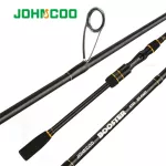 Johncoo Booster Spinning Fishing Rod with 2 Tips for M/ML 5-28G EX-FAST ACTION 2.1M 2.4m Spinning Cane and Baitcasting Rod