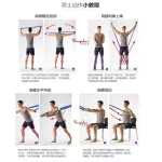 ผ้ายืดโยคะ ฟิตเนส พิลาทิส ยางยืด ออกกำลังกาย Pull Strap อุปกรณ์เสริมออกกำลังกาย