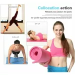 พร้อมส่ง  เสื่อโยคะ หนาพิเศษ 10 มิล แถมถุง YOGA MAT รุ่นยอดฮิต 183x61cm