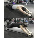 ฟรี แผ่นรองเข่า..ลูกกลิ้งบริหารหน้าท้องแบบ4ล้อ พร้อมส่ง