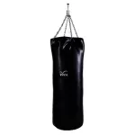 Sandbags, HEAVY BAG, all black leather, compressed, ready to use.