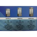 Luckystar, clear glass cabinet, 4 -sided, showing 360 degrees 3.5 Q 3.5 Q MOHER100, automatic water tray, Fancool water distributed the cold thoroughly DigitalThermostat