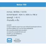 Luckystar, clear glass cabinet, 4 -sided, showing 360 degrees 3.5 Q 3.5 Q MOHER100, automatic water tray, Fancool water distributed the cold thoroughly DigitalThermostat