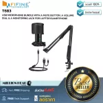 FIFINE: T683 By Millionhead (BUNDLE USB Microphone Compact size with removable cables, easy to carry, comes with the arm, holding the microphone)