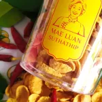 Scripts Corn Tumyum Tom Yum Kaffir Leader, Dried Chili, Mae Luan, Crispy, Delicious