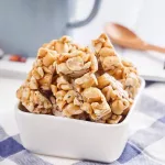 ถั่วตัด ขนมใช้ไหว้เจ้า ขนมไหว้ตรุษจีน สารทจีน ขนมขบเคี้ยว ขนมธัญพืช ขนมเพื่อสุขภาพ 140กรัม 花生酥