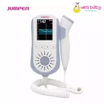 Jumper Angelsounds, the fetus heart sounds 100E - charging has displayed graph and numbers.