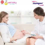 Jumper Angelsounds, the fetus heart sounds 100E - charging has displayed graph and numbers.