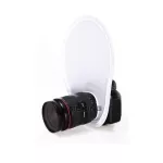 การถ่ายภาพเลนส์แฟลช Diffuser ตัวสะท้อนแสงแฟลช Diffuser Softbox สำหรับ Canon Nikon Sony Olympus เลนส์กล้อง DSLR
