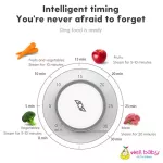 4 in 1 baby food machine, steamed boiled boiled Boboduck ™ model F9005 [Thai insurance]