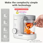 4 in 1 baby food machine, steamed boiled boiled Boboduck ™ model F9005 [Thai insurance]