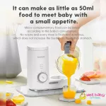 4 in 1 baby food machine, steamed boiled boiled Boboduck ™ model F9005 [Thai insurance]
