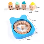 Baby teeth storage box Childhood souvenirs Commemorative box For wearing milk teeth