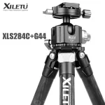 XILETU XLS-284C + G44 ถ่ายภาพมืออาชีพคาร์บอนไฟเบอร์ขาตั้งกล้อง 360 องศาพาโนรามาหัวบอลสำหรับกล้อง Dslrs